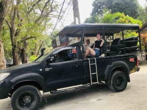 On our way to Yala from Arugam Bay